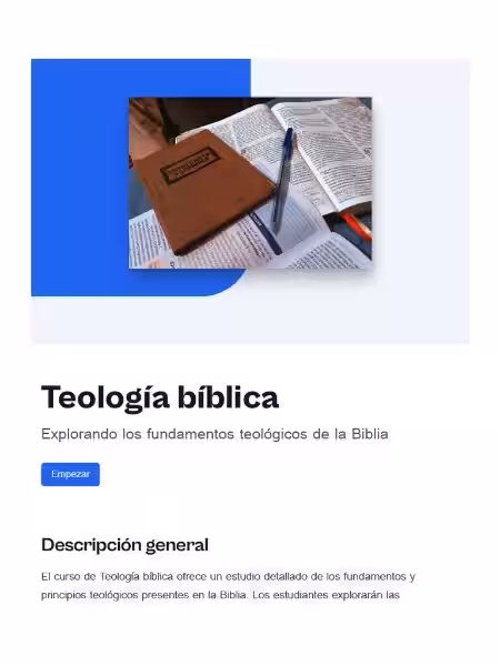 Teología Bíblica: El Corazón de Nuestra Fe y la Religión que Nos Transforma