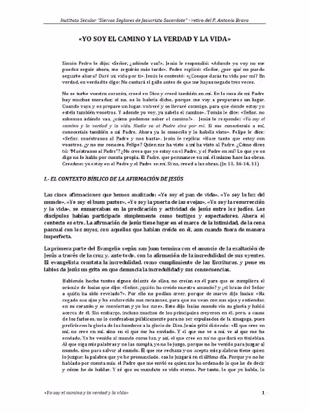 Yo Soy el Camino, la Verdad y la Vida: Un Viaje Profundo en el Corazón de la Religión
